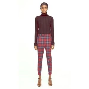 Zara plaid pants XS